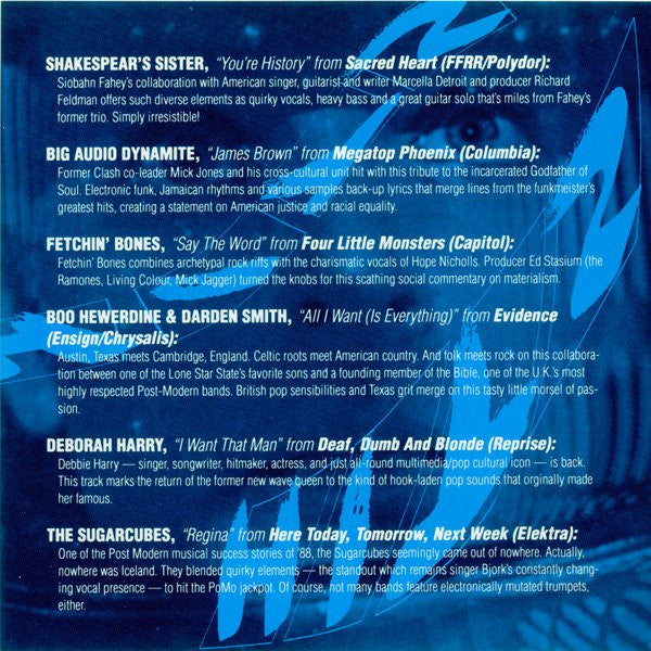 Various : 2001: A Post Modern Oddyssey (CD, Promo, Smplr)