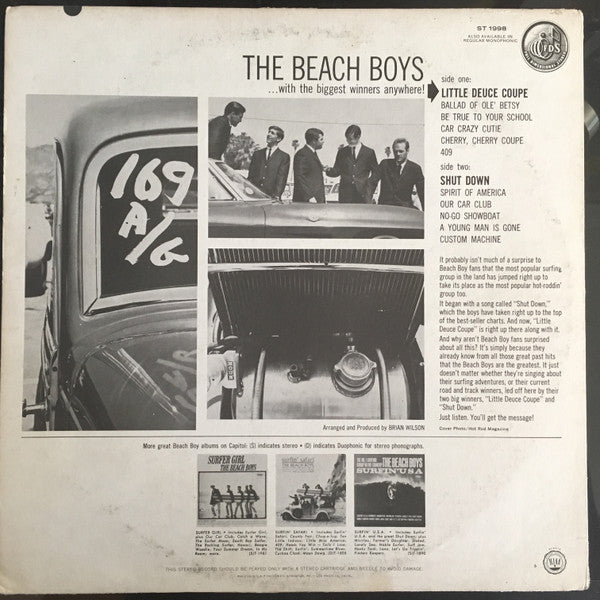 The Beach Boys : Little Deuce Coupe (LP, Album, RE)