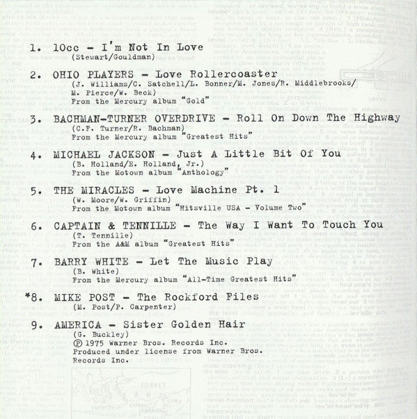 Various : Class Reunion 1975: Greatest Hits Of 1975 (CD, Comp)