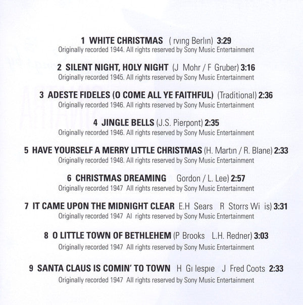 Sinatra* : Christmas Songs By Sinatra (CD, Comp, RE)