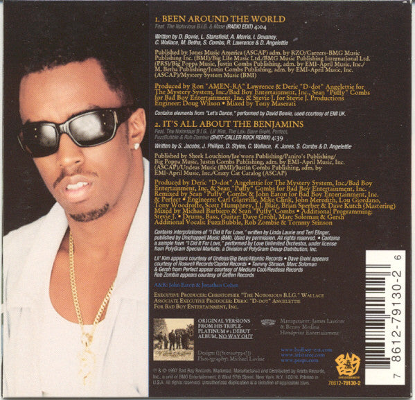 Puff Daddy & The Family Featuring The Notorious B.I.G.* & Mase : Been Around The World (CD, Single, Car)
