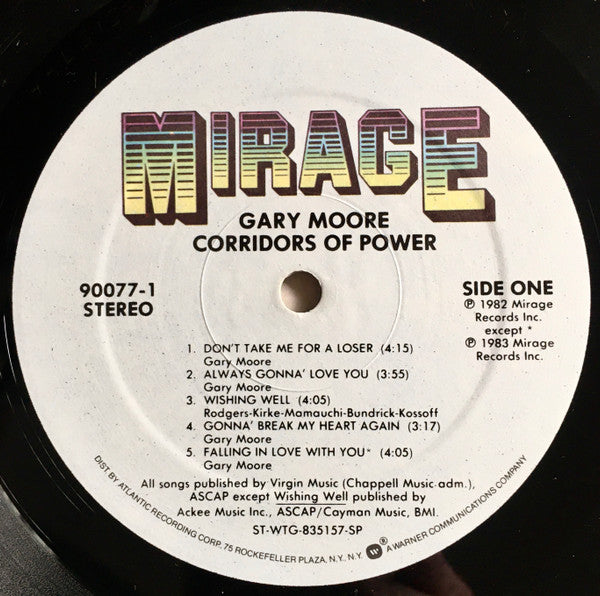 Gary Moore : Corridors Of Power (LP, Album, SP )