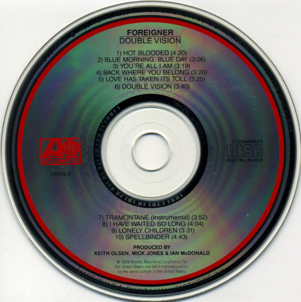 Foreigner : Double Vision (CD, Album, RE)