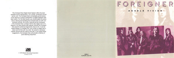 Foreigner : Double Vision (CD, Album, RE)
