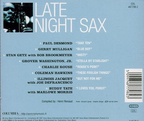 Various : Late Night Sax (CD, Comp)