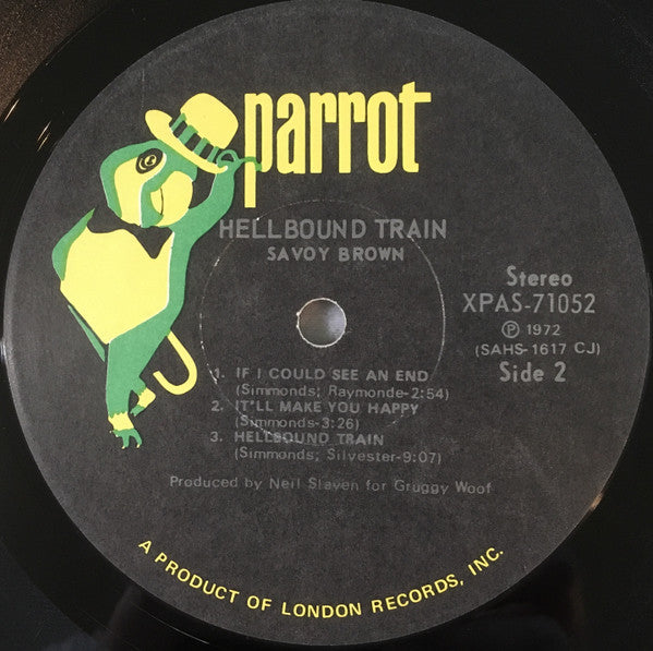 Savoy Brown : Hellbound Train (LP, Album, Jac)