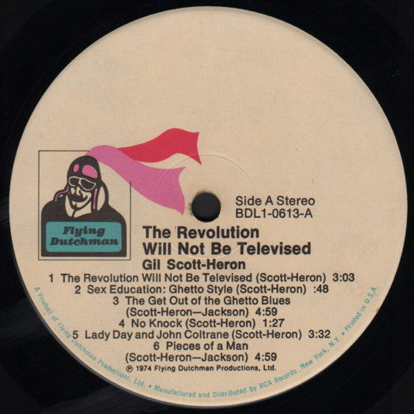 Gil Scott-Heron : The Revolution Will Not Be Televised (LP, Album, Comp, Gat)