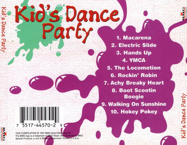 The Kid's Dance Express : Kid's Dance Party (CD, Album)