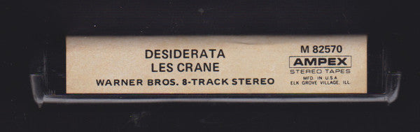 Les Crane : Desiderata (8-Trk, Album)