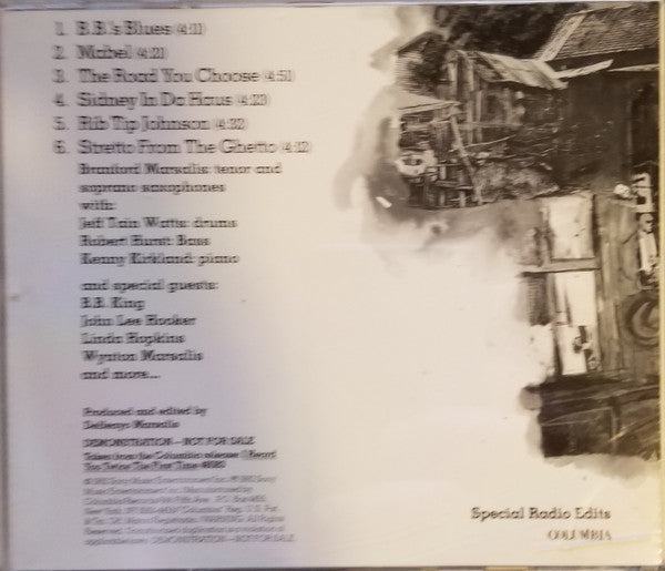 Branford Marsalis : I Heard You Twice The First Time (Special Radio Edits) (CD, EP, Promo)