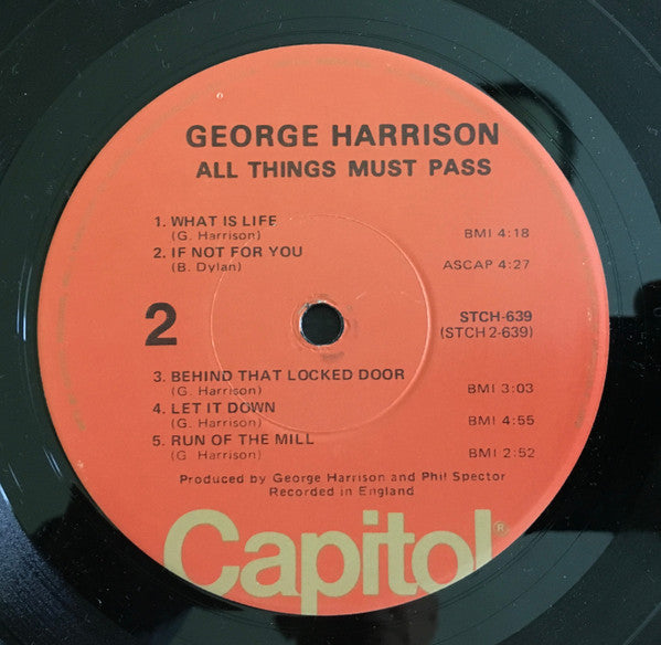 George Harrison : All Things Must Pass (3xLP, Album, Ora + Box)