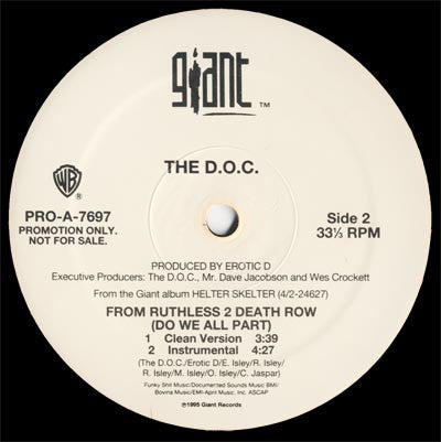 The DOC* : Return Of Da Livin' Dead (12", Promo)