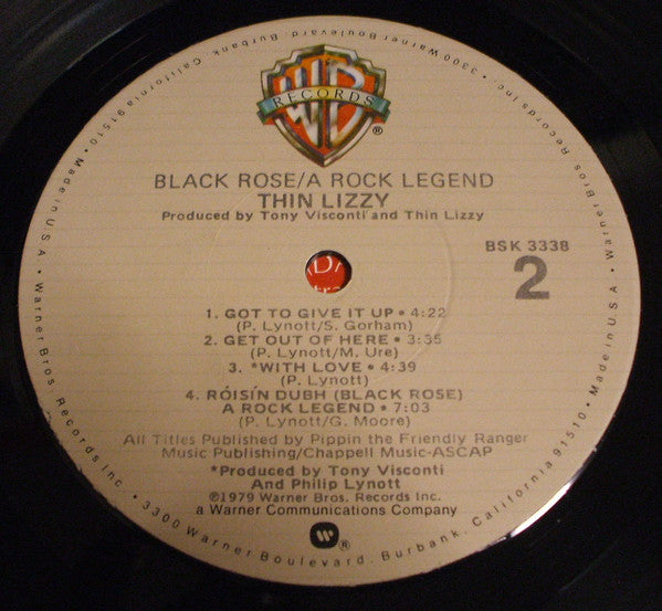 Thin Lizzy : Black Rose (A Rock Legend) (LP, Album, Jac)