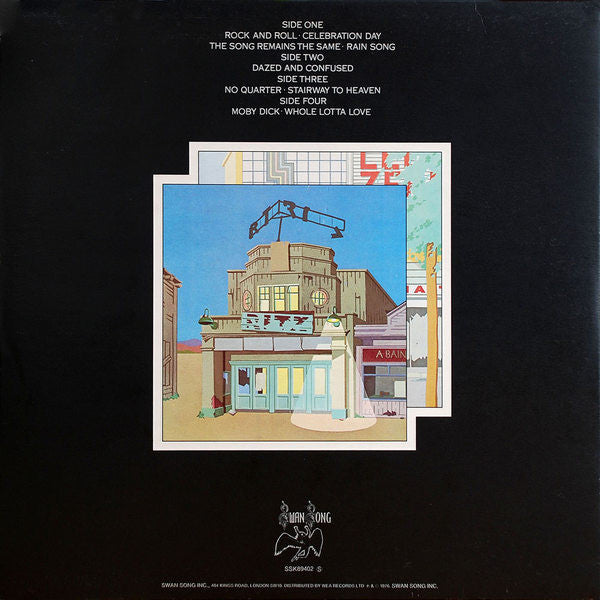 Led Zeppelin : The Soundtrack From The Film The Song Remains The Same (2xLP, Album, Club)
