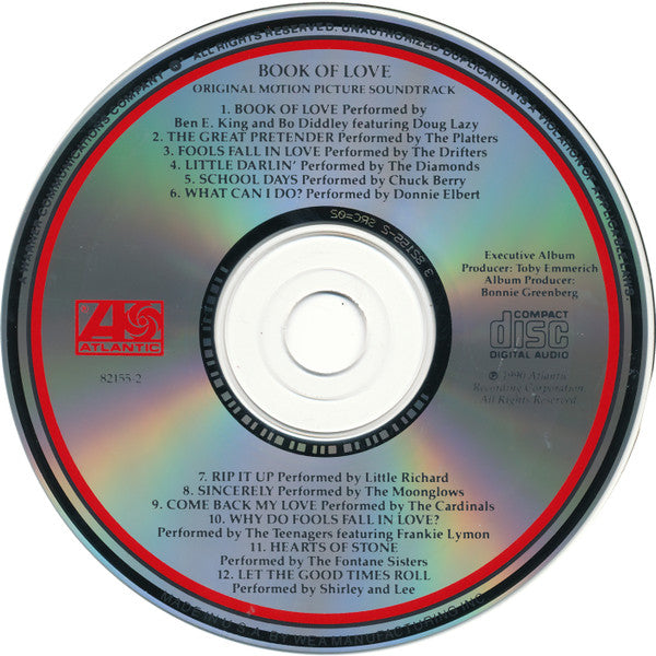 Various : Book Of Love (Original Motion Picture Soundtrack) (CD, Comp)