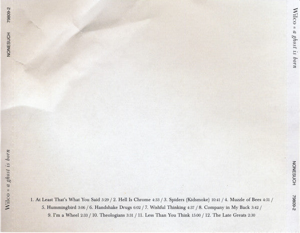 Wilco : A Ghost Is Born (CD, Album, Enh, Cin)