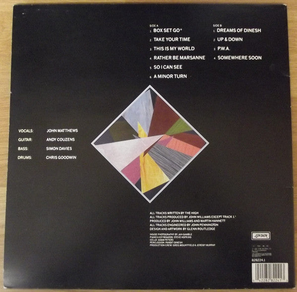 The High : Somewhere Soon (LP, Album, Gat)