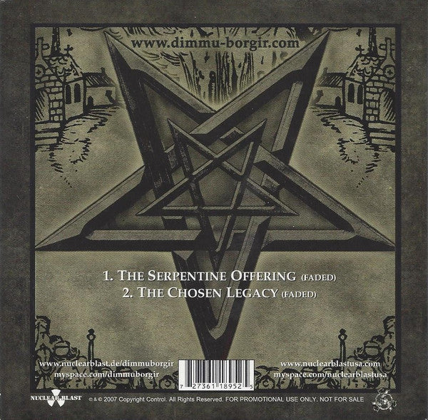 Dimmu Borgir : In Sorte Diaboli Sampler (CD, Promo, Smplr)