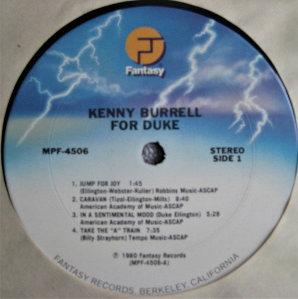 Kenny Burrell : For Duke (LP, Comp)