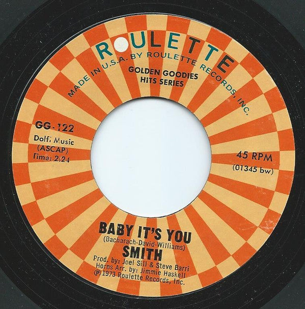 Smith (3) : Baby It's You / The Weight (7", Single, RE)