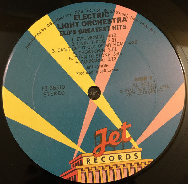 Electric Light Orchestra : ELO's Greatest Hits (LP, Comp, Pit)
