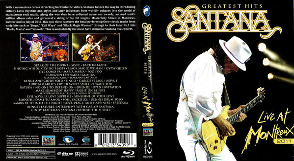 Santana : Greatest Hits (Live At Montreux 2011) (Blu-ray)