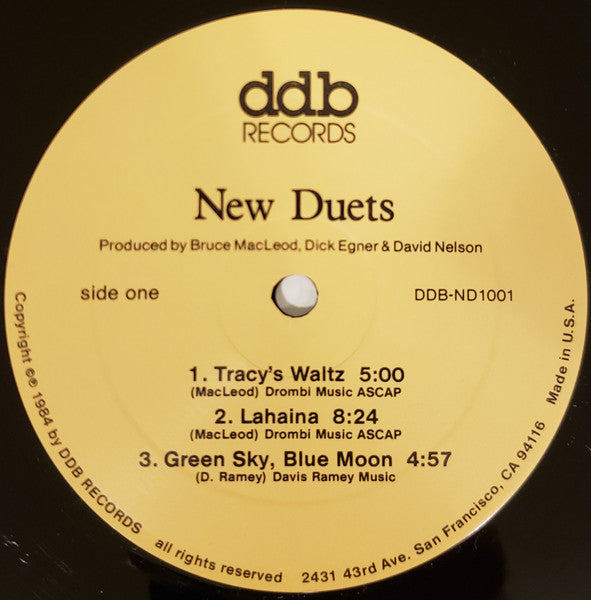 Dick Egner, Bruce MacLeod (2) : New Duets (LP, Album)
