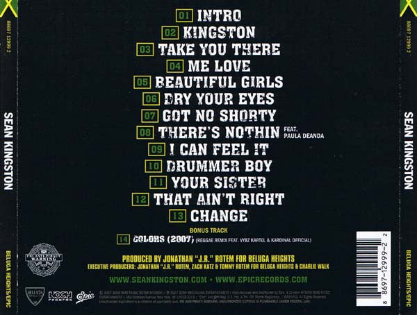 Sean Kingston : Sean Kingston (CD, Album)