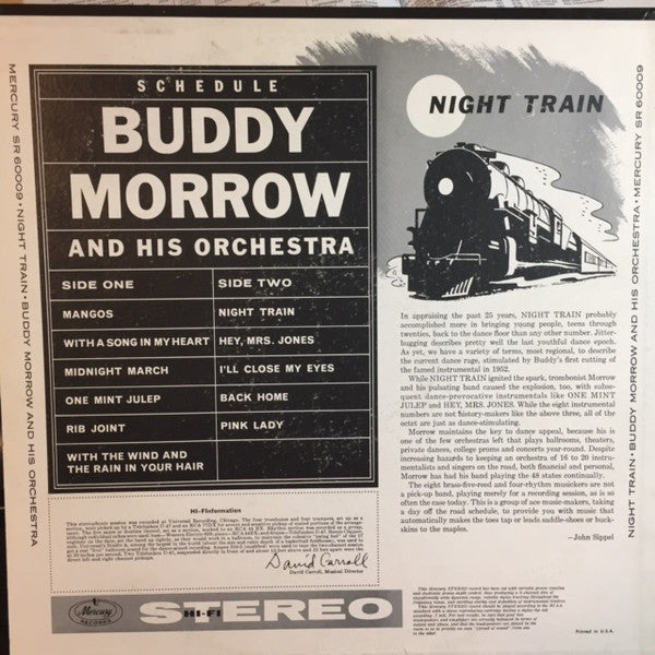 Buddy Morrow And His Orchestra : Night Train (LP, Album)