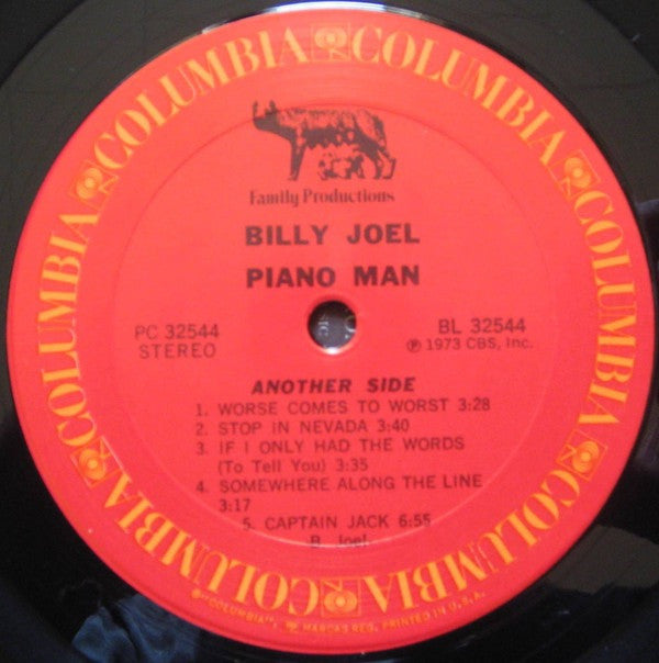 Billy Joel : Piano Man (LP, Album, RE, San)
