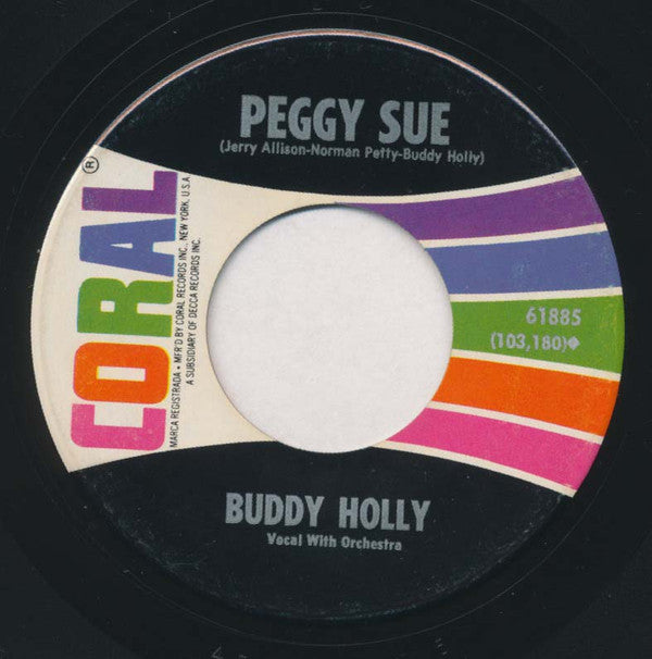 Buddy Holly : Everyday / Peggy Sue (7", Single, RE)