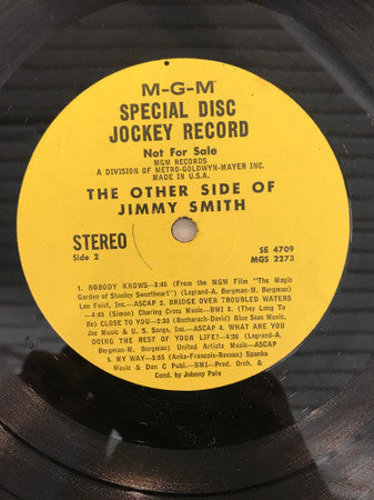 Jimmy Smith : The Other Side Of Jimmy Smith (LP, Promo)
