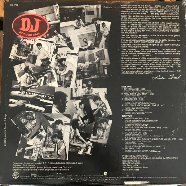 Jimmy Smith : The Other Side Of Jimmy Smith (LP, Promo)