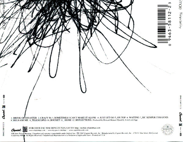 Mae (2) : Singularity (CD, Album)