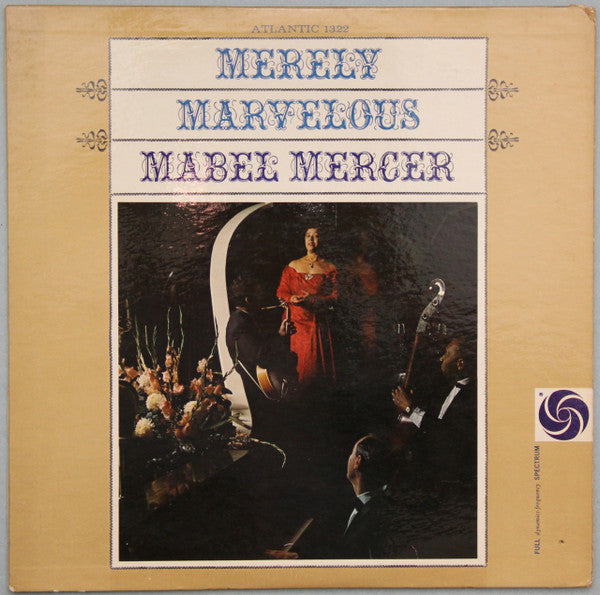 Mabel Mercer : Merely Marvelous (LP, Mono, RE, RP)