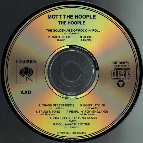 Mott The Hoople : The Hoople (CD, Album, RE)