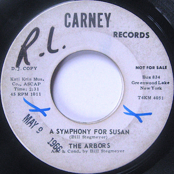 The Arbors : A Symphony For Susan (7", Single, Promo)