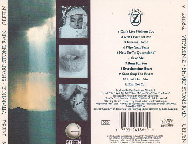 Vitamin Z : Sharp Stone Rain (CD, Album)