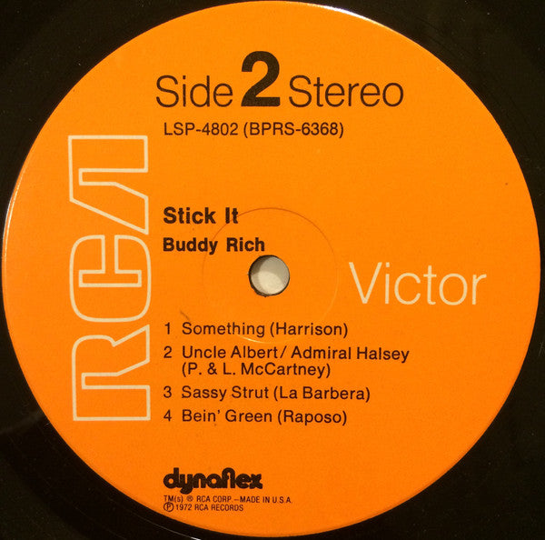 Buddy Rich : Stick It (LP, Album, Roc)
