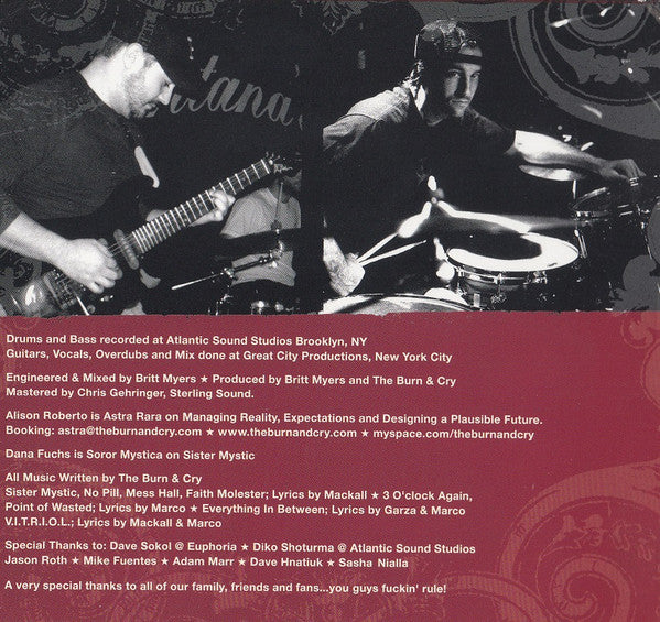 The Burn & Cry : The Burn & Cry (CD, Album)