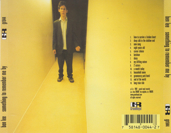 Ben Lee : Something To Remember Me By (CD, Album)