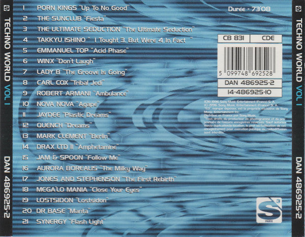 Various : Techno World Vol1 (CD, Comp, Mixed)