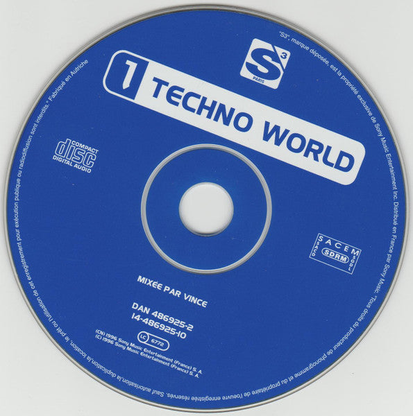 Various : Techno World Vol1 (CD, Comp, Mixed)