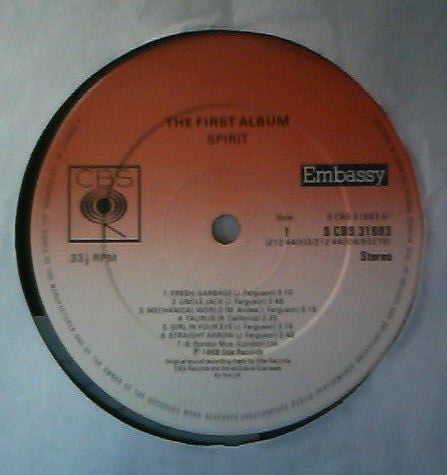 Spirit (8) : The First Album (LP, Album, RE)
