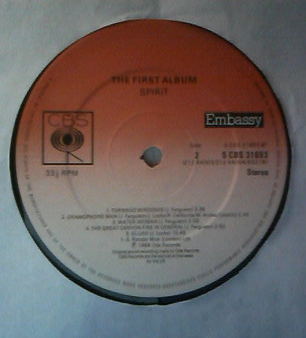 Spirit (8) : The First Album (LP, Album, RE)