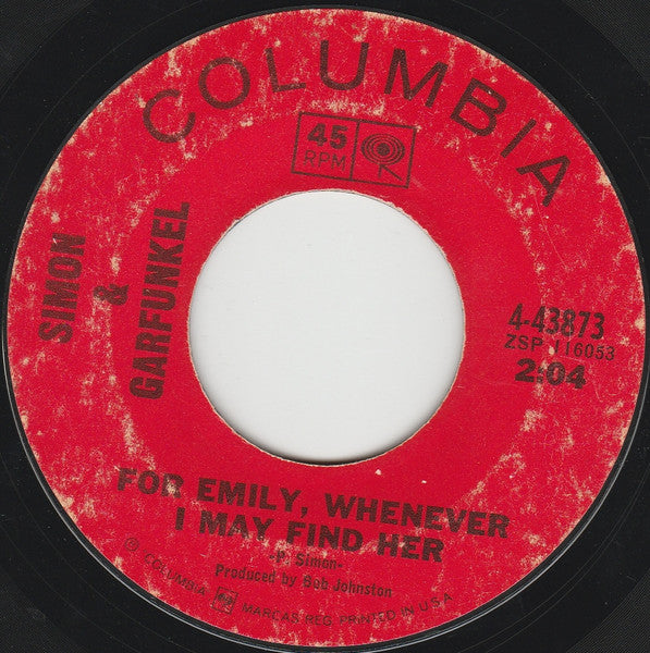 Simon & Garfunkel : A Hazy Shade Of Winter (7", Single, Styrene)