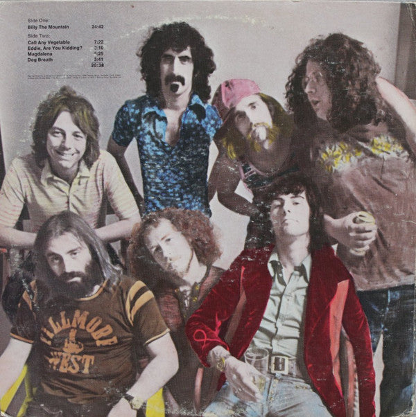 The Mothers : Just Another Band From L.A. (LP, Album, RE, Los)