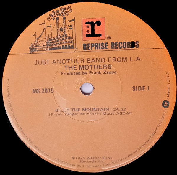 The Mothers : Just Another Band From L.A. (LP, Album, RE, Los)