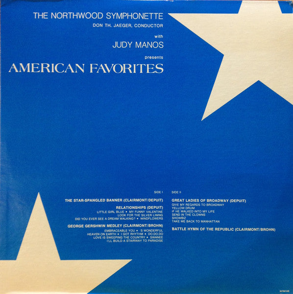 The Northwood Symphonette : American Favorites (LP, Album)