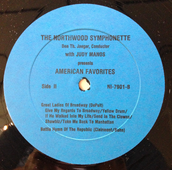 The Northwood Symphonette : American Favorites (LP, Album)